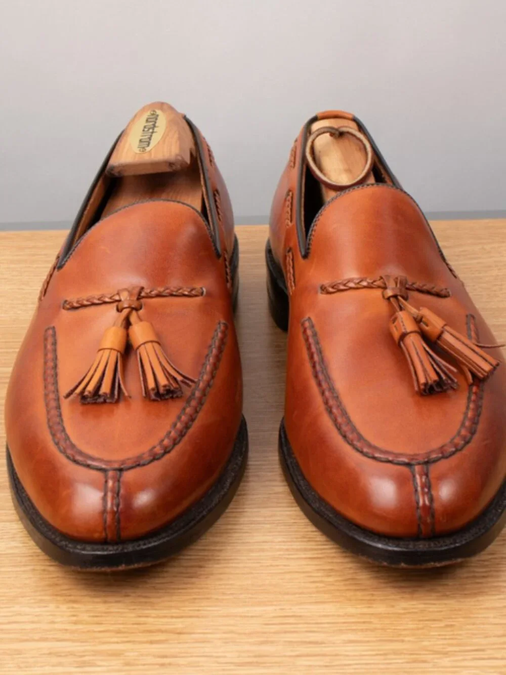 Allen Edmonds Pembroke Shoes Men's 9.5 E Walnut Brown Leather